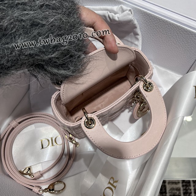Dior专柜新款春夏新色超迷你手袋迪奥高仿原单Lady戴妃包 djfk1746